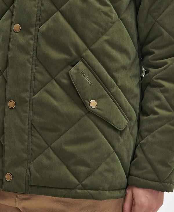 Barbour Elter Quilted Jacket Olivengrøn | BABO87370