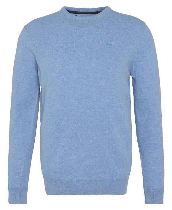 Barbour Essential Crew Neck Jumper Blå | BABO88654