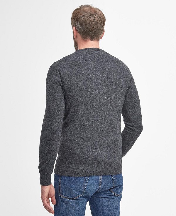 Barbour Essential Crew Neck Sweatshirt Grå | BABO88535