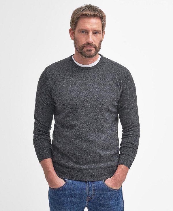 Barbour Essential Crew Neck Sweatshirt Grå | BABO88535