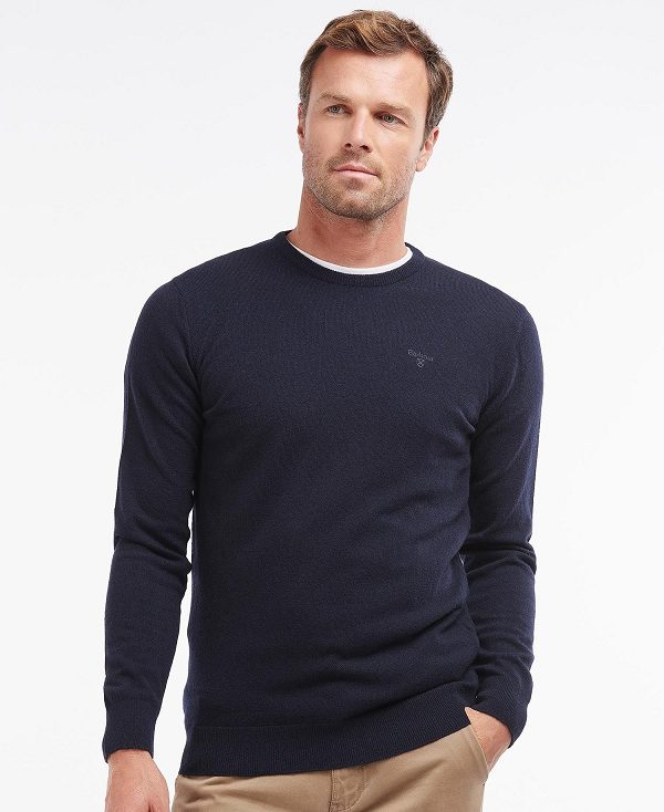 Barbour Essential Crew Neck Sweatshirt Grå | BABO88563