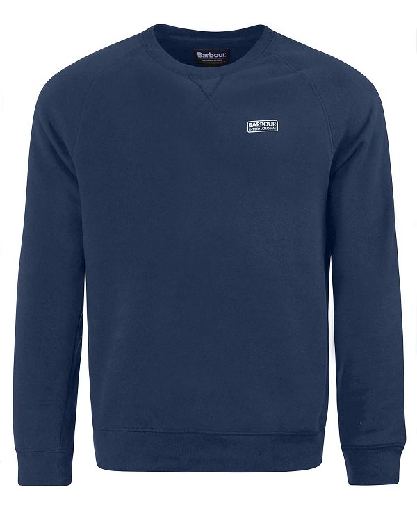 Barbour Essential Crew Sweat Mørkegrå | BABO88434