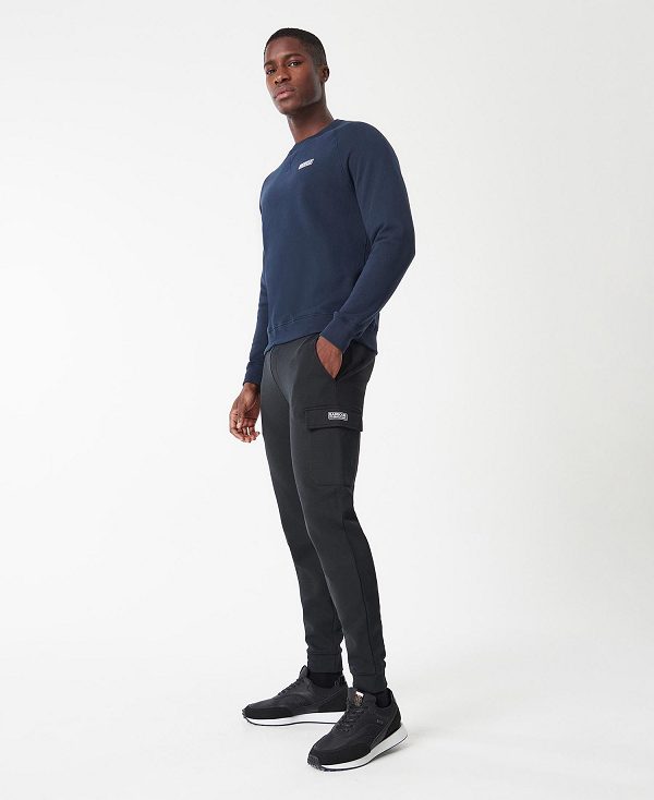 Barbour Essential Crew Sweat Mørkegrå | BABO88434