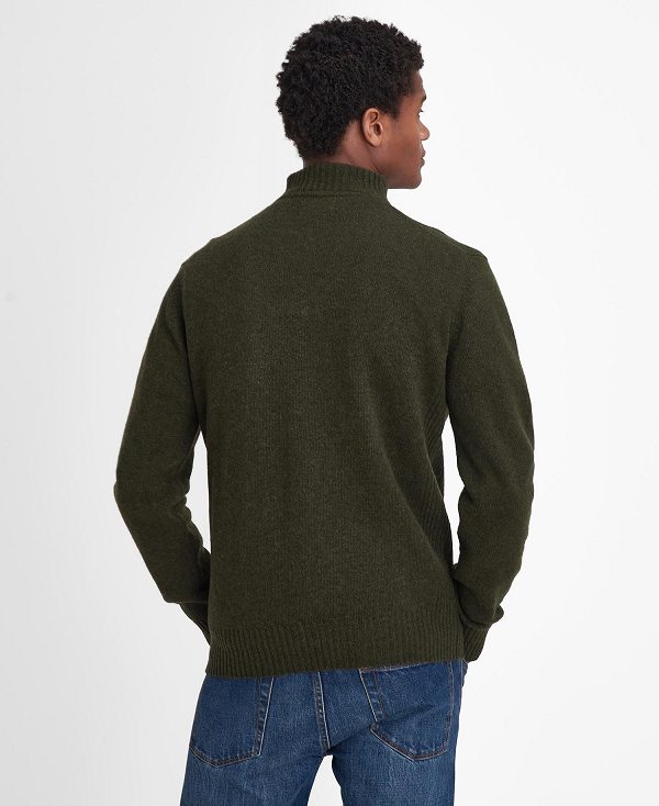 Barbour Essential Half-zip Jumper Grøn | BABO88652