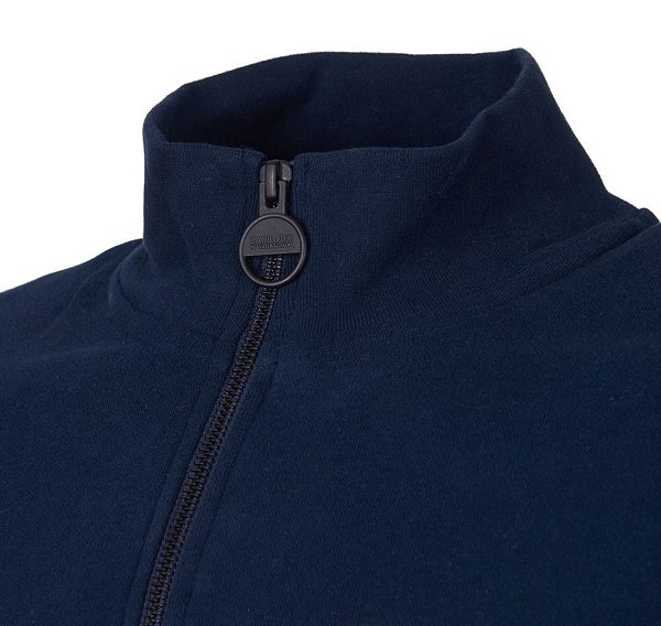 Barbour Essential Half-zip Sweatshirt Mørkeblå | BABO88429