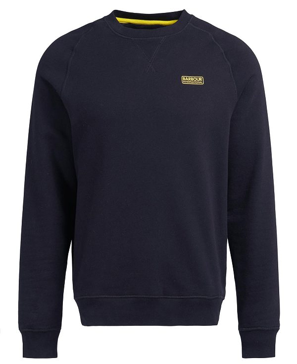 Barbour Essential Logo Sweatshirt Sort | BABO88431