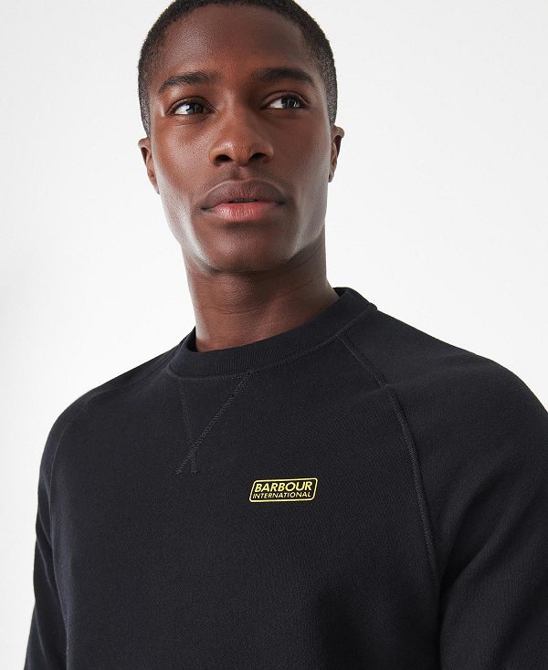 Barbour Essential Logo Sweatshirt Sort | BABO88431