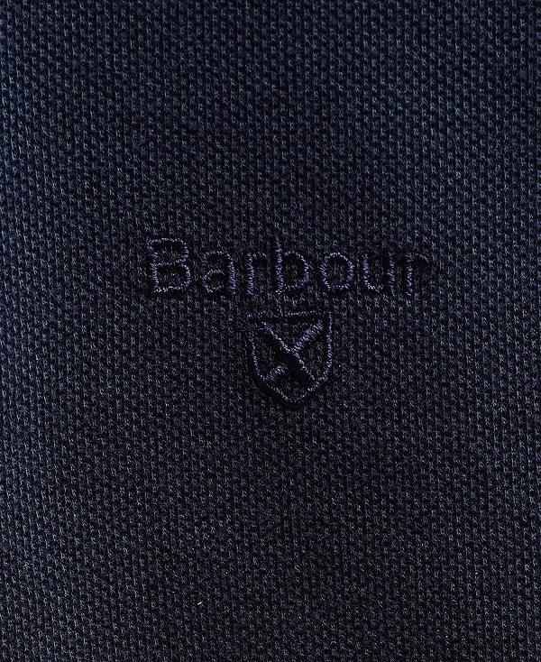 Barbour Essential Long-sleeve Polo Shirt Mørkeblå | BABO88227