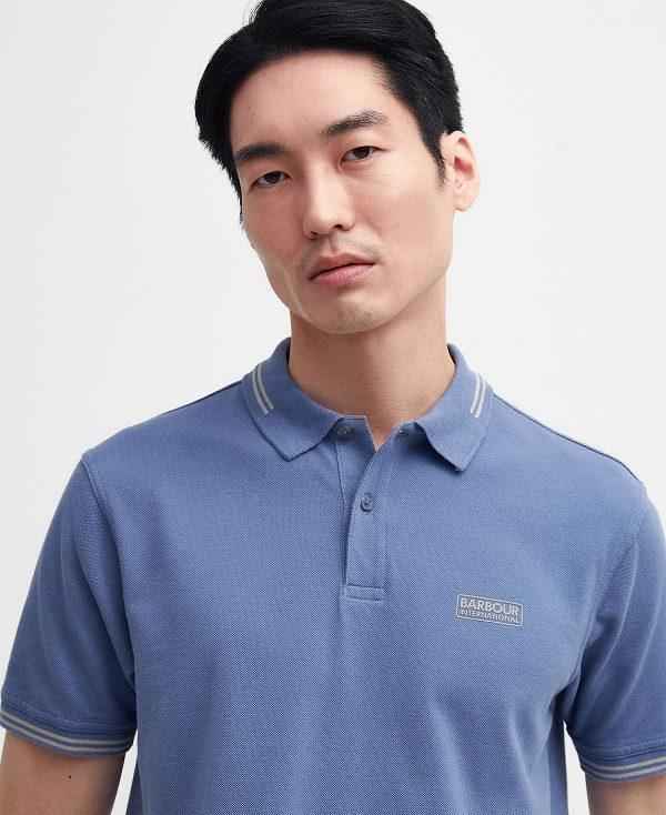 Barbour Essential Polo Shirt Blå | BABO88065