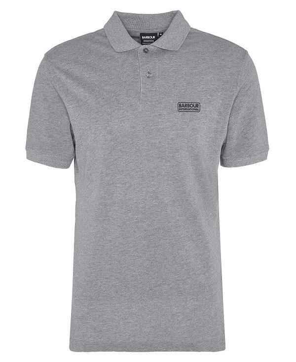 Barbour Essential Polo Shirt Grå | BABO88047