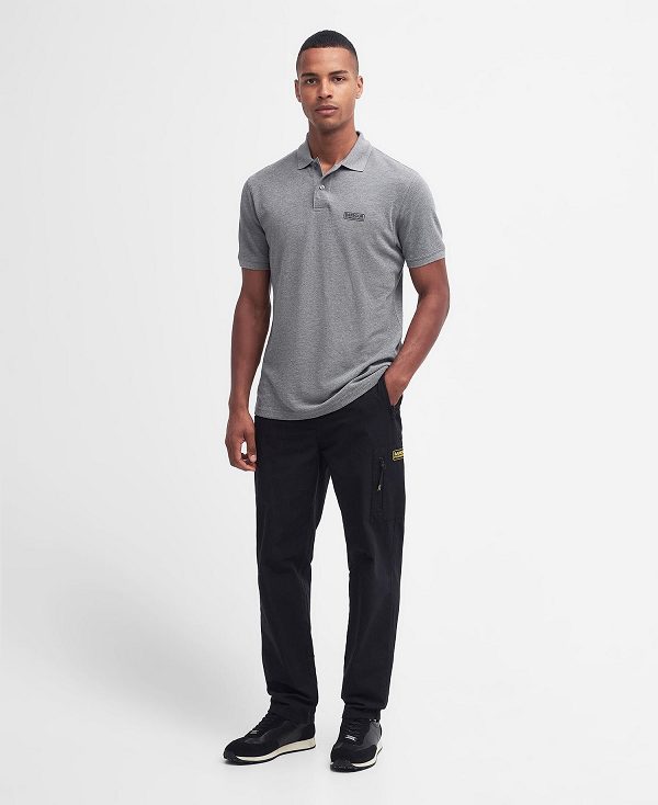 Barbour Essential Polo Shirt Grå | BABO88047