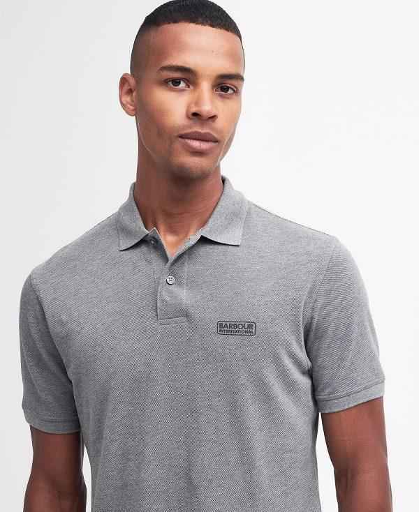 Barbour Essential Polo Shirt Grå | BABO88047