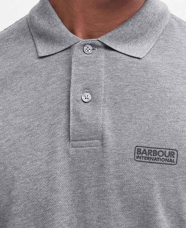 Barbour Essential Polo Shirt Grå | BABO88047