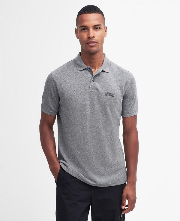 Barbour Essential Polo Shirt Grå | BABO88047