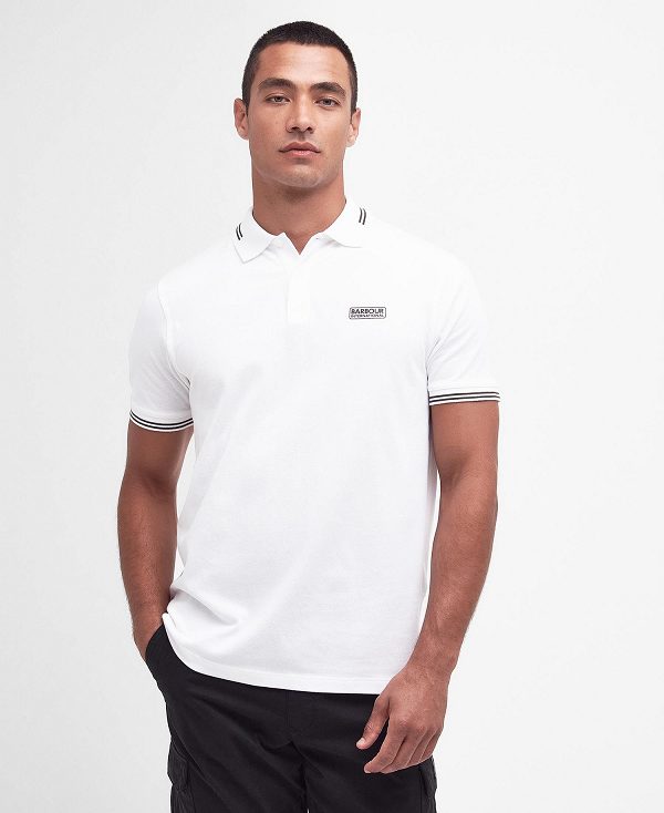 Barbour Essential Polo Shirt Hvide | BABO88063