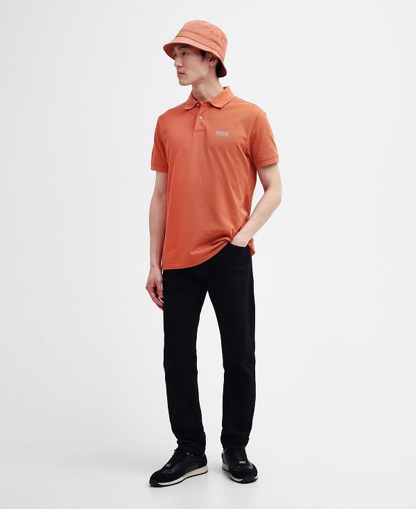 Barbour Essential Polo Shirt Lilla | BABO88067