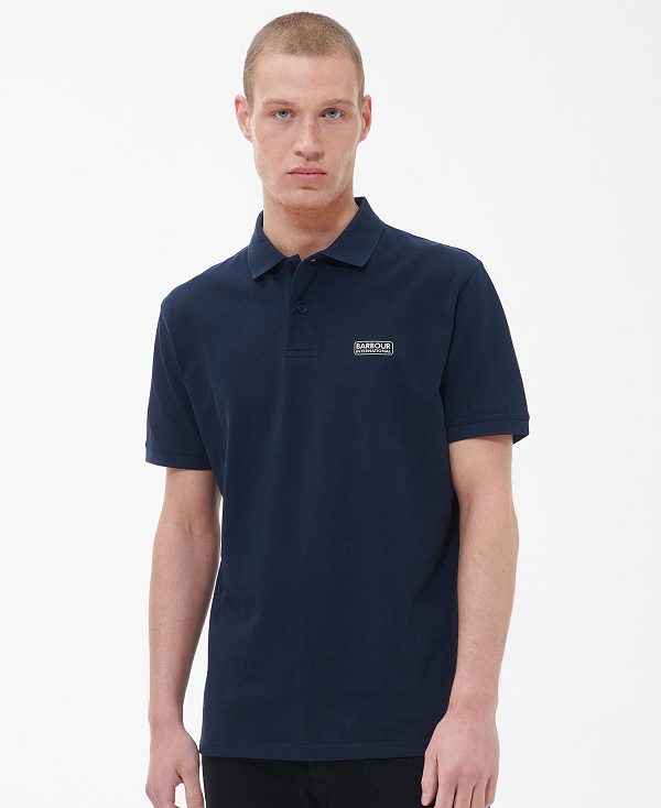 Barbour Essential Polo Shirt Sort | BABO88054