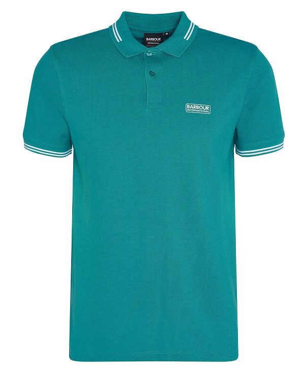 Barbour Essential Polo Shirt Turkis | BABO88064