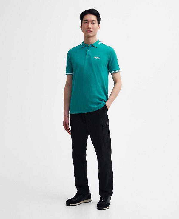 Barbour Essential Polo Shirt Turkis | BABO88064