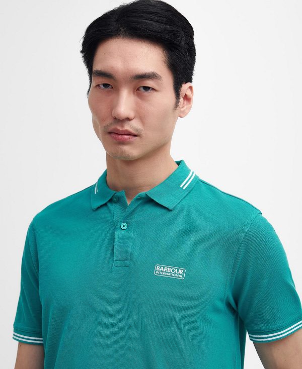 Barbour Essential Polo Shirt Turkis | BABO88064