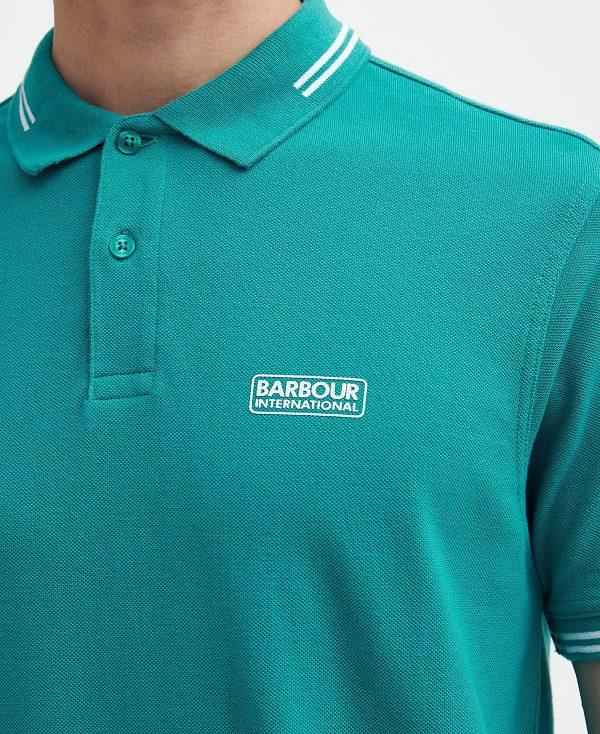 Barbour Essential Polo Shirt Turkis | BABO88064