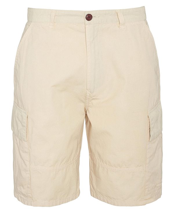 Barbour Essential Ripstop Cargo Shorts Beige | BABO88783