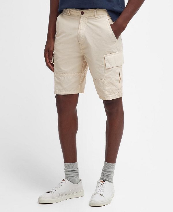 Barbour Essential Ripstop Cargo Shorts Beige | BABO88783