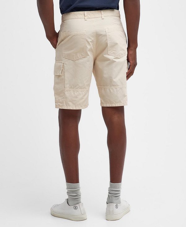 Barbour Essential Ripstop Cargo Shorts Beige | BABO88783