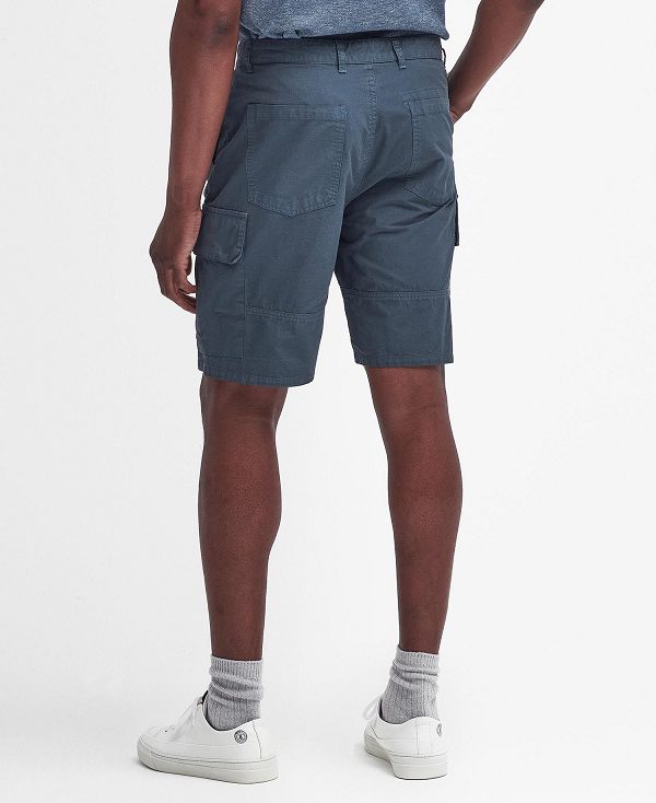 Barbour Essential Ripstop Cargo Shorts Blå | BABO88800