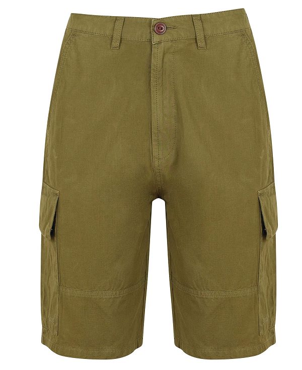 Barbour Essential Ripstop Cargo Shorts Mørkegrøn | BABO88743