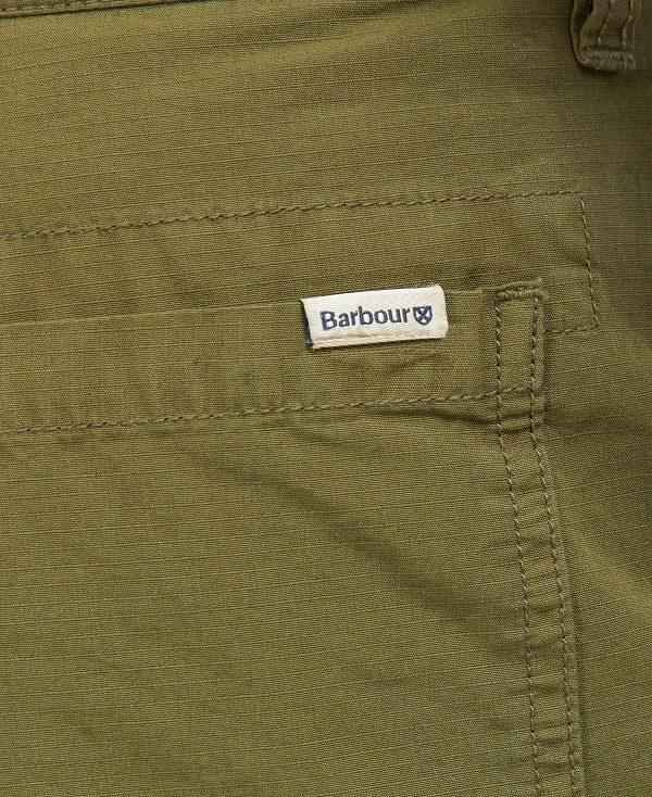 Barbour Essential Ripstop Cargo Shorts Mørkegrøn | BABO88743