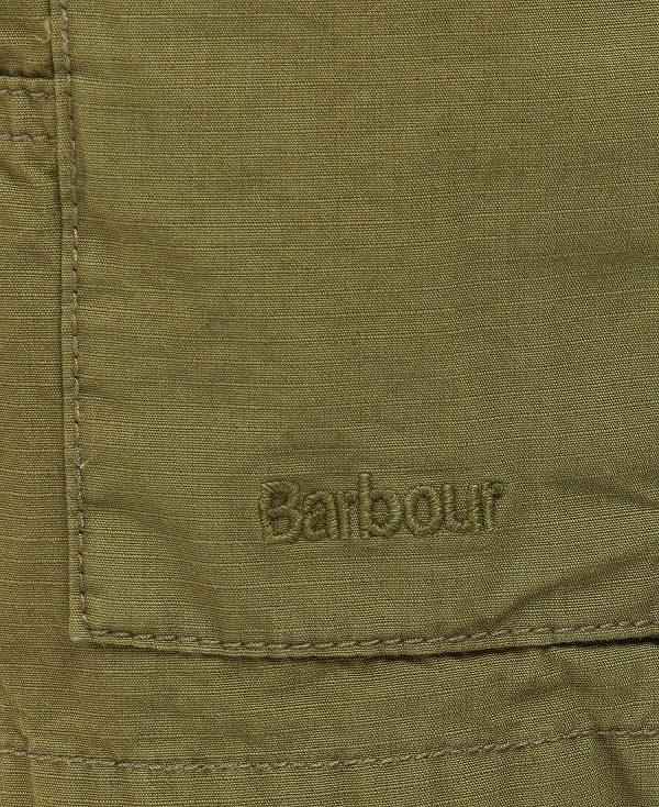 Barbour Essential Ripstop Cargo Shorts Mørkegrøn | BABO88743