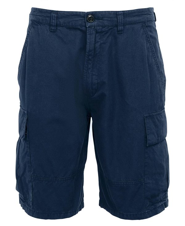 Barbour Essential Ripstop Cargo Shorts Mørkeblå | BABO88748