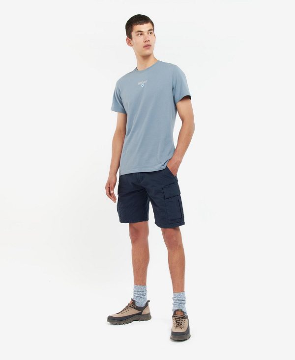 Barbour Essential Ripstop Cargo Shorts Mørkeblå | BABO88748