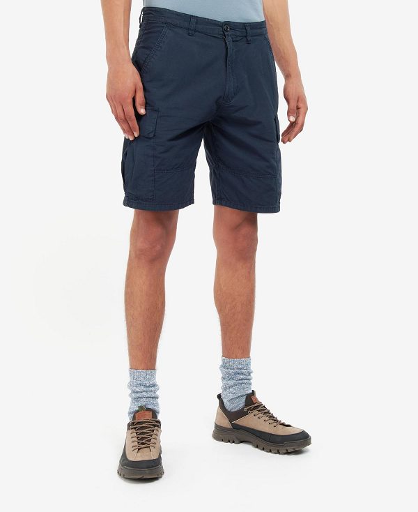 Barbour Essential Ripstop Cargo Shorts Mørkeblå | BABO88748