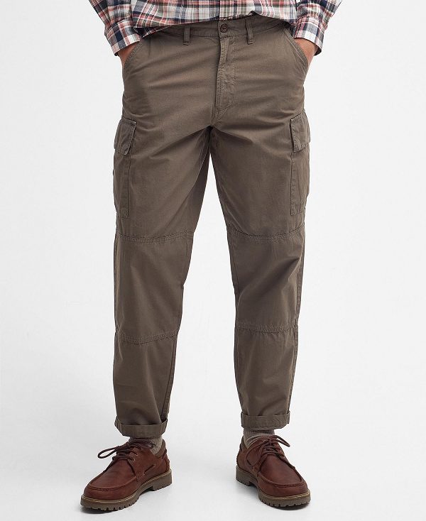 Barbour Essential Ripstop Cargo Trousers Khaki | BABO88766