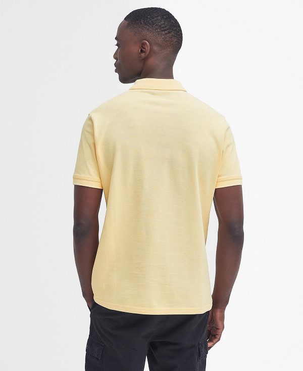 Barbour Essential Short-sleeved Polo Shirt Sort | BABO88202