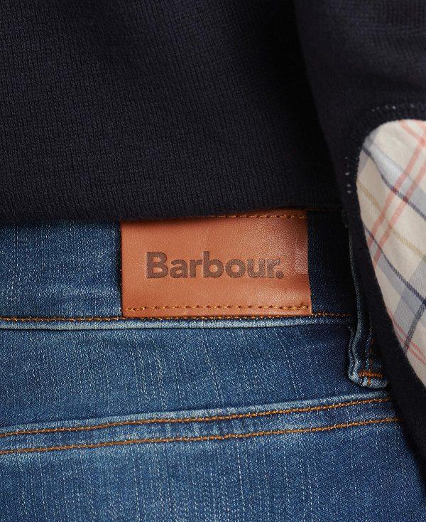 Barbour Essential Slim Jeans Blå | BABO89825