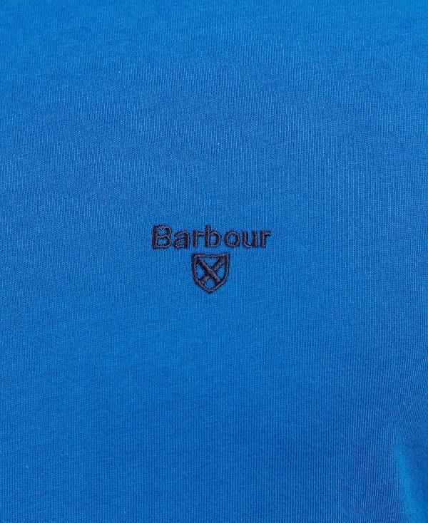 Barbour Essential Sports T-shirt Blå | BABO88270