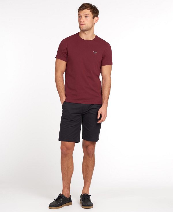 Barbour Essential Sports T-shirt Blå | BABO88274