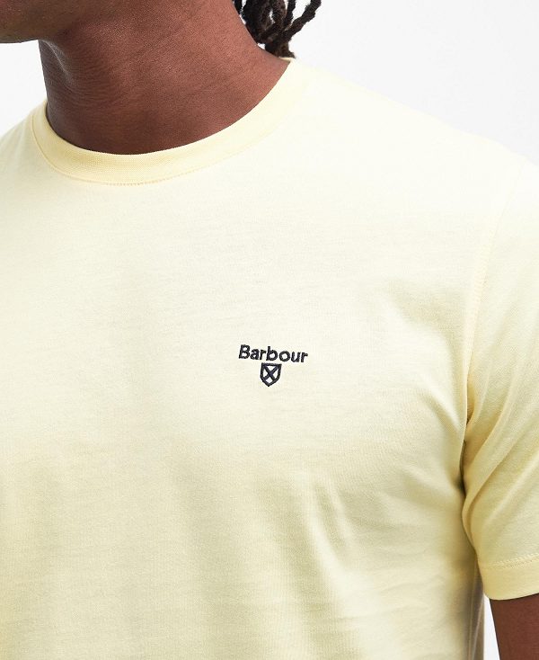 Barbour Essential Sports T-shirt Citron | BABO88317