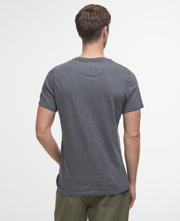 Barbour Essential Sports T-shirt Grå | BABO88286