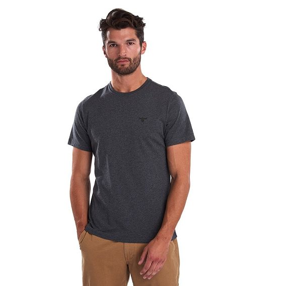 Barbour Essential Sports T-shirt Grå | BABO88286