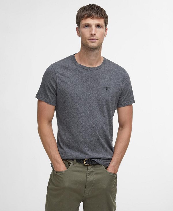 Barbour Essential Sports T-shirt Grå | BABO88286