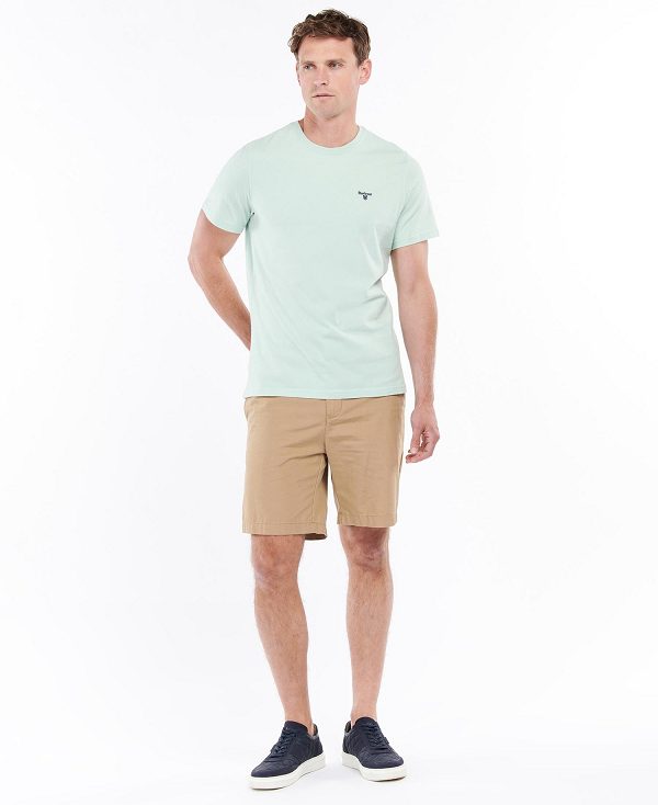 Barbour Essential Sports T-shirt Grøn | BABO88267