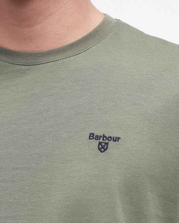 Barbour Essential Sports T-shirt Grøn | BABO88325