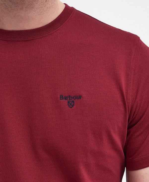 Barbour Essential Sports T-shirt Rød | BABO88403