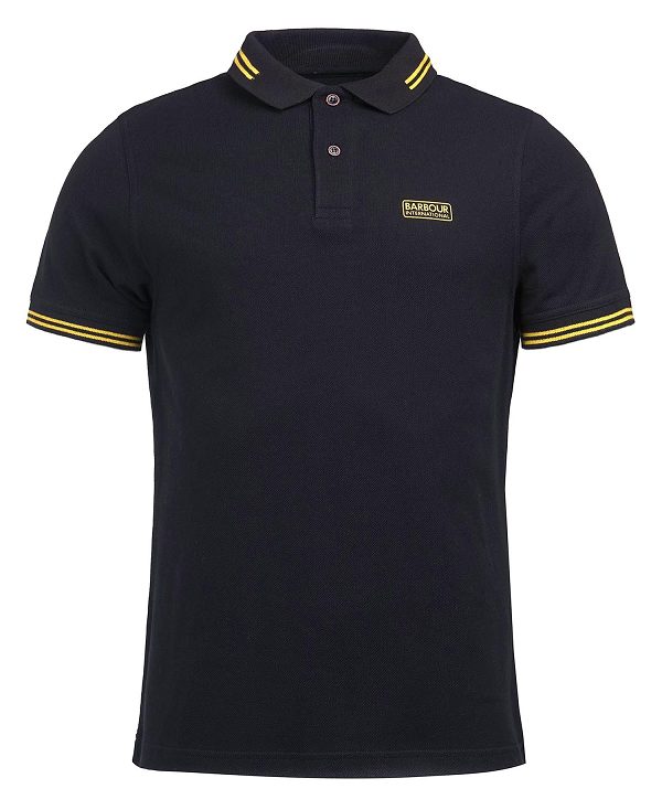 Barbour Essential Tipped Polo Shirt Sennep | BABO88056