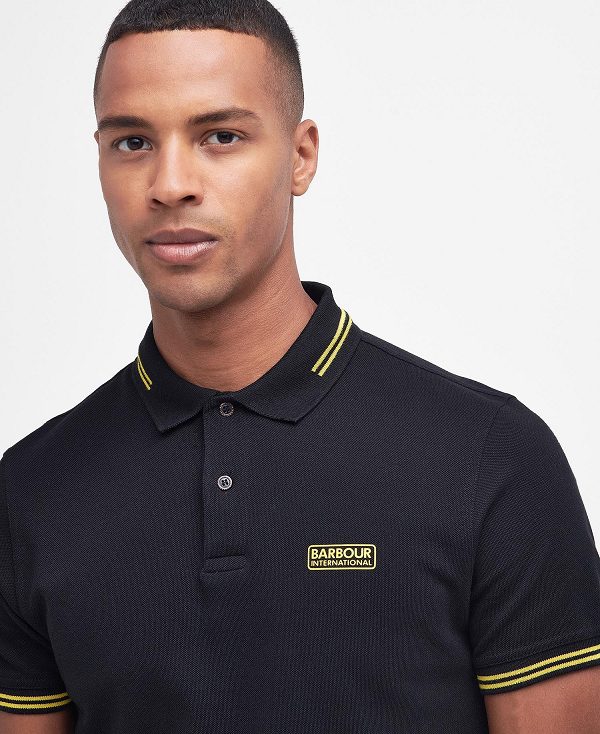 Barbour Essential Tipped Polo Shirt Sennep | BABO88056