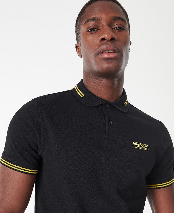 Barbour Essential Tipped Polo Shirt Sennep | BABO88056